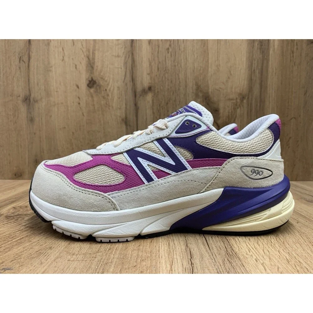 New Balance 990v6 Mindful Grey Daydream Sneaker Shoes GC990TD6 Low Top Boys Sz 7
